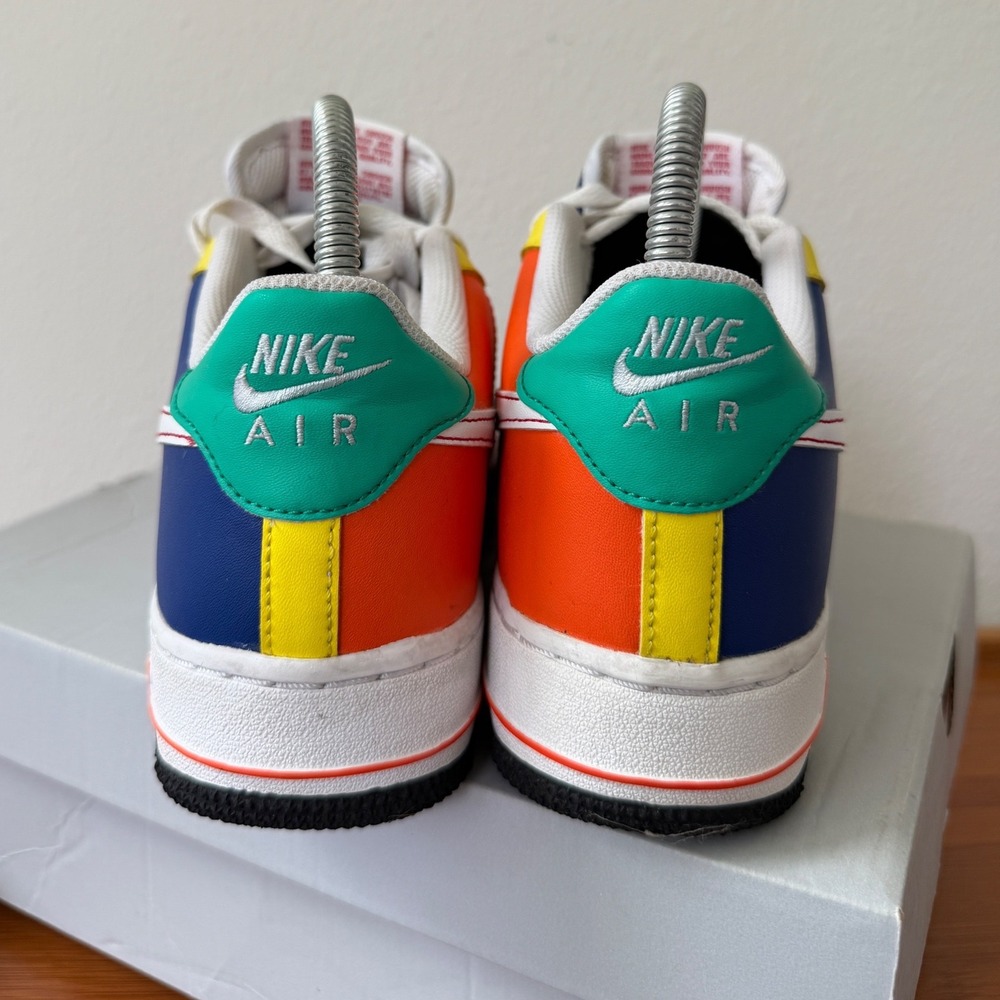 Nike Air Force 1 Low Multi-Color Primary Colors FN6980-657 Boys 7Y Womens 8.5 - Picture 12 of 16